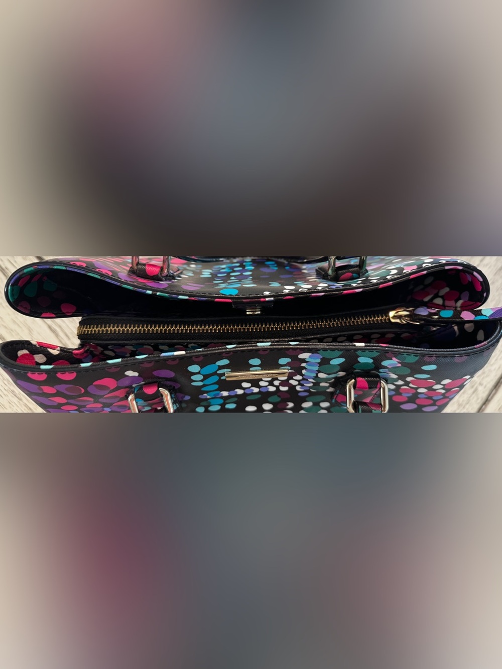 Kate Spade New York Confetti Dot Satchel Crossbody Bag - Picture 10 of 16